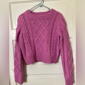 New chunky cropped sweater